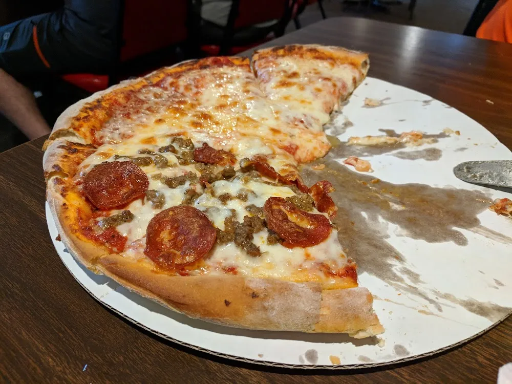 Pepperoni and Half Cheese